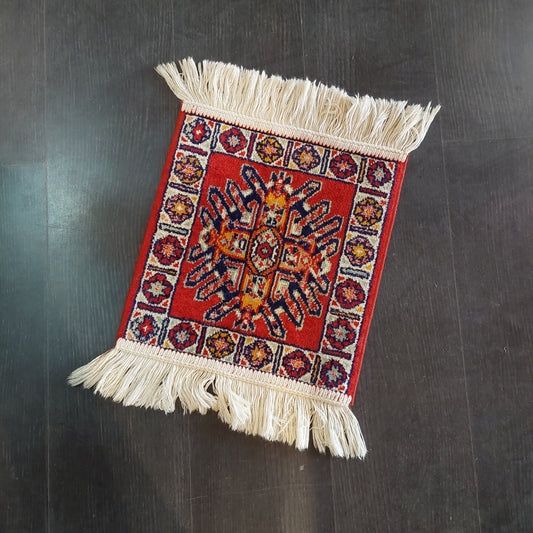 Tappetino Preghiera Con Frange Stile Persiano Cm50x35
