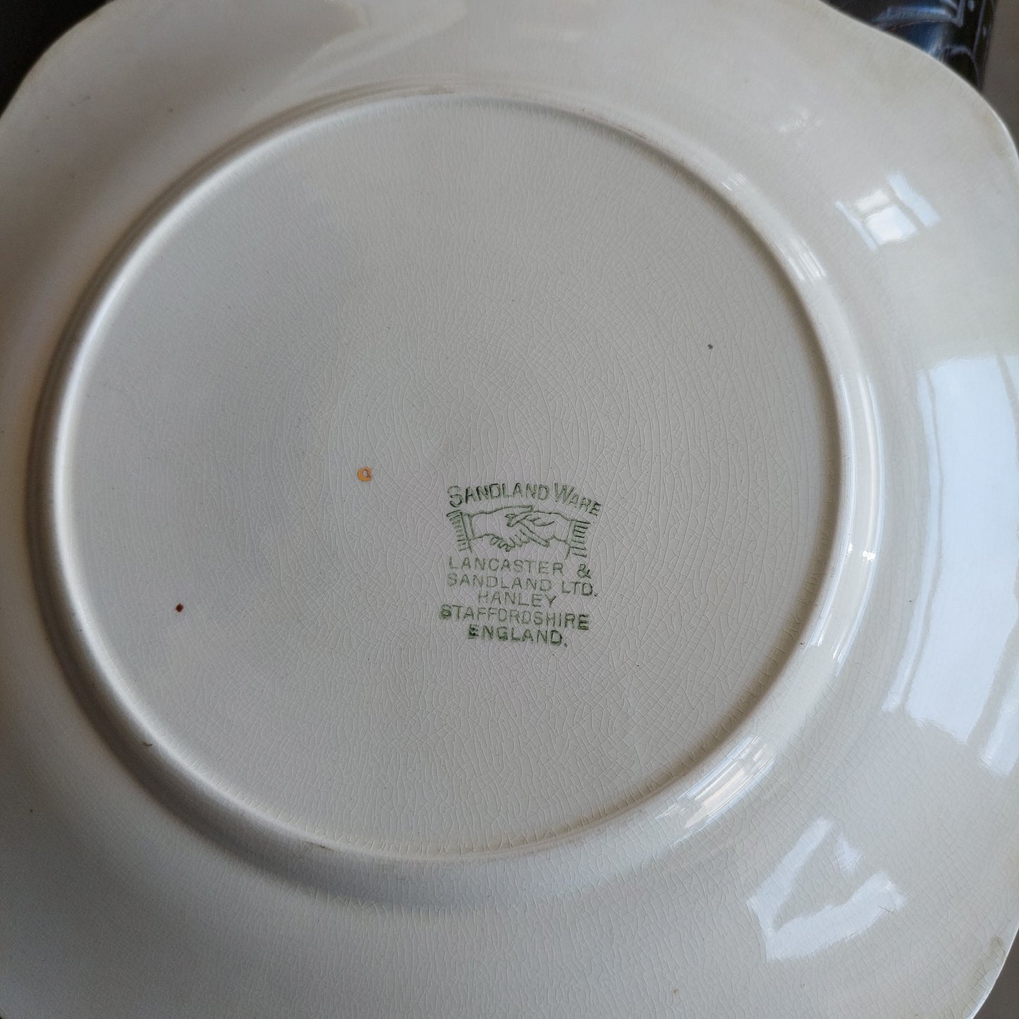 Piatto Da Collezione Porcellana Inglese Sandland Ware