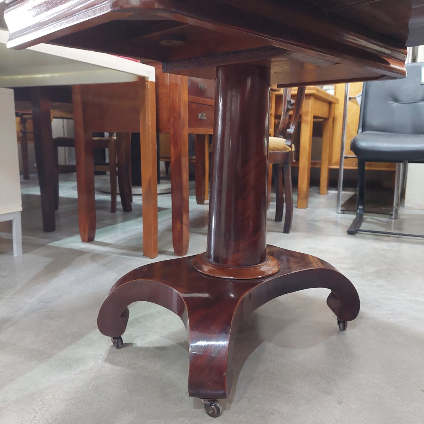 Consolle/tavolino Da Gioco "a Libro" St. Inglese '800 Cm86x43x76h
