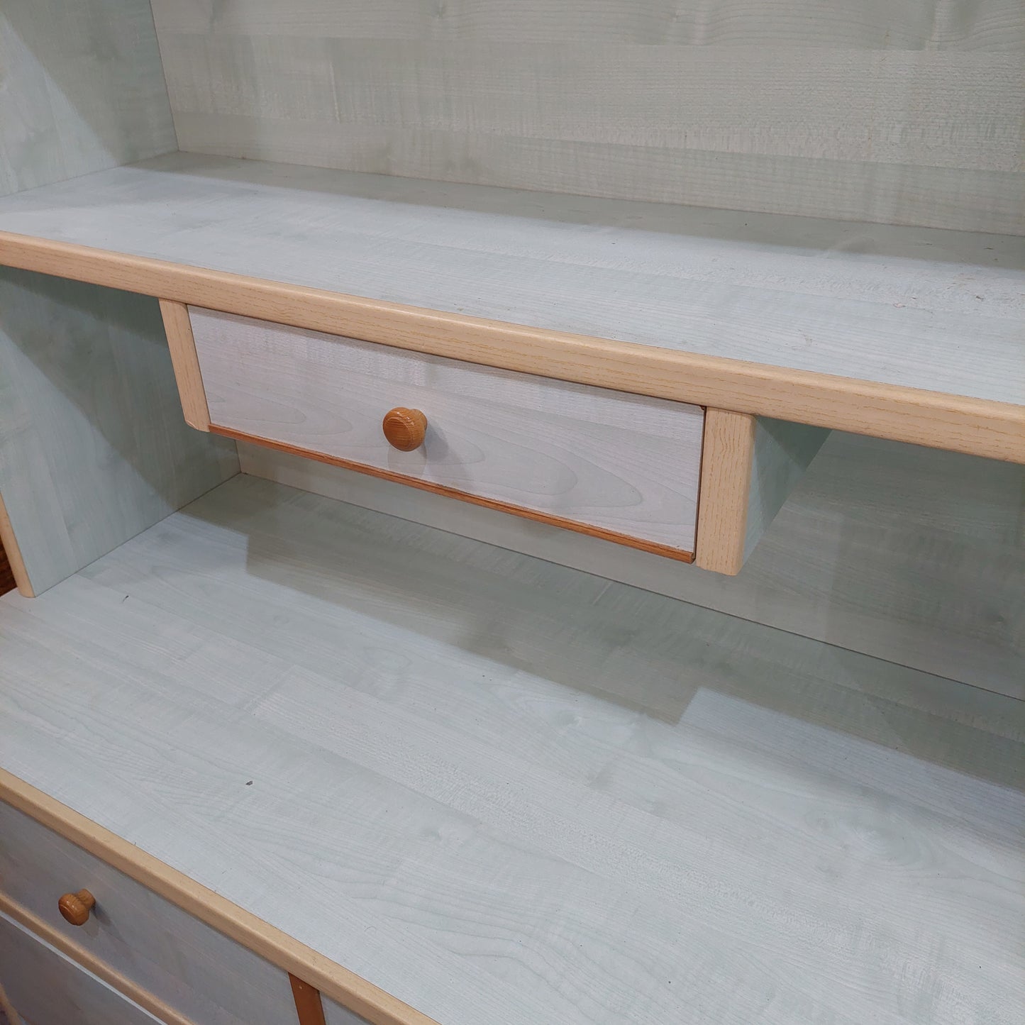 Libreria Con Cassettiera 4/c Azzurra Cm112x52x199