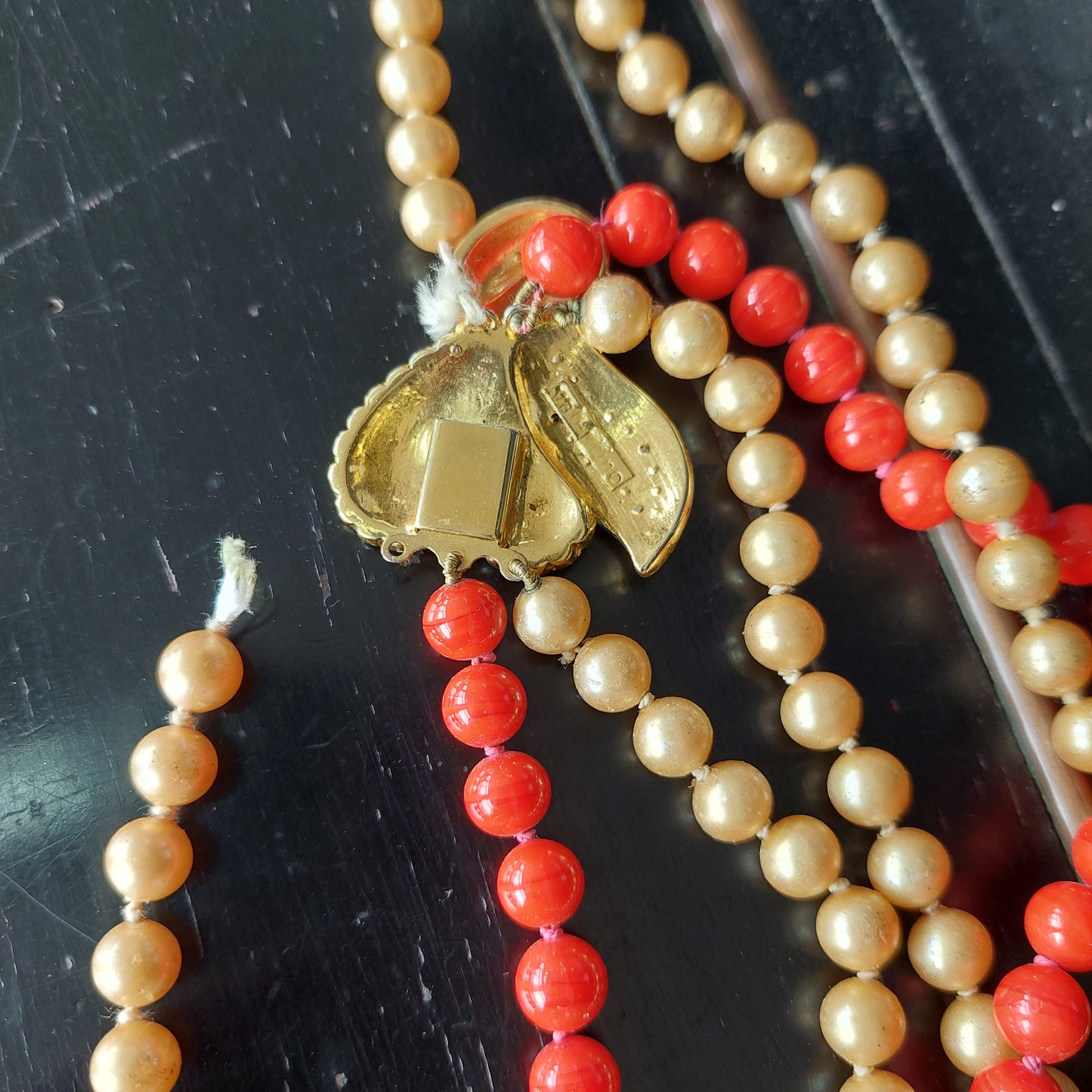 Collana Tre Fili Perle* Valentino Vintage
