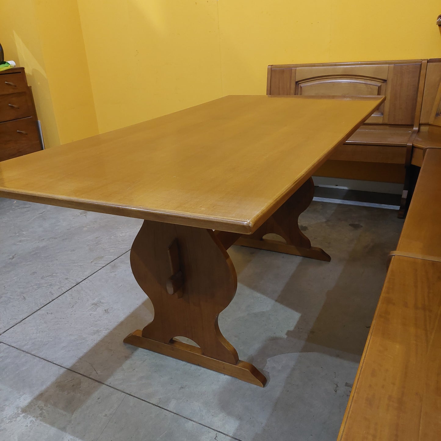 Set/ Tavolo Fratino E Panca Angolare Legno
