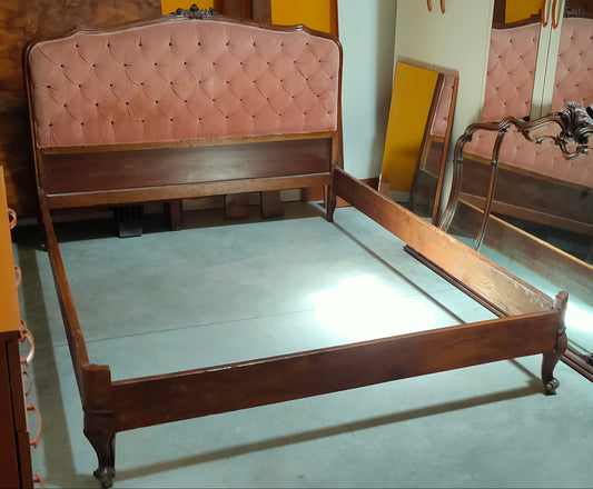 Letto * Matrimoniale Capitonnè Velluto Cm171x198h