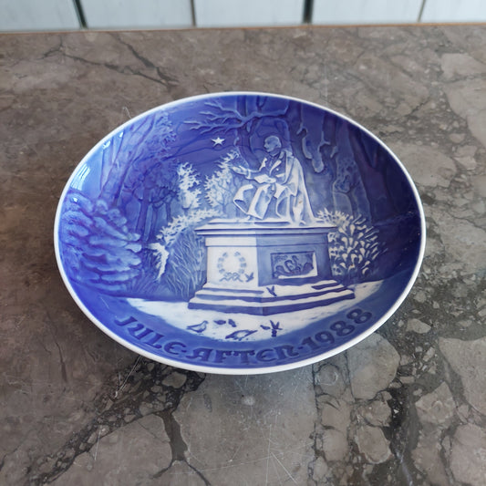 Piatto Natale 1988 Porcellana Copenhagen Bing & Grondahl