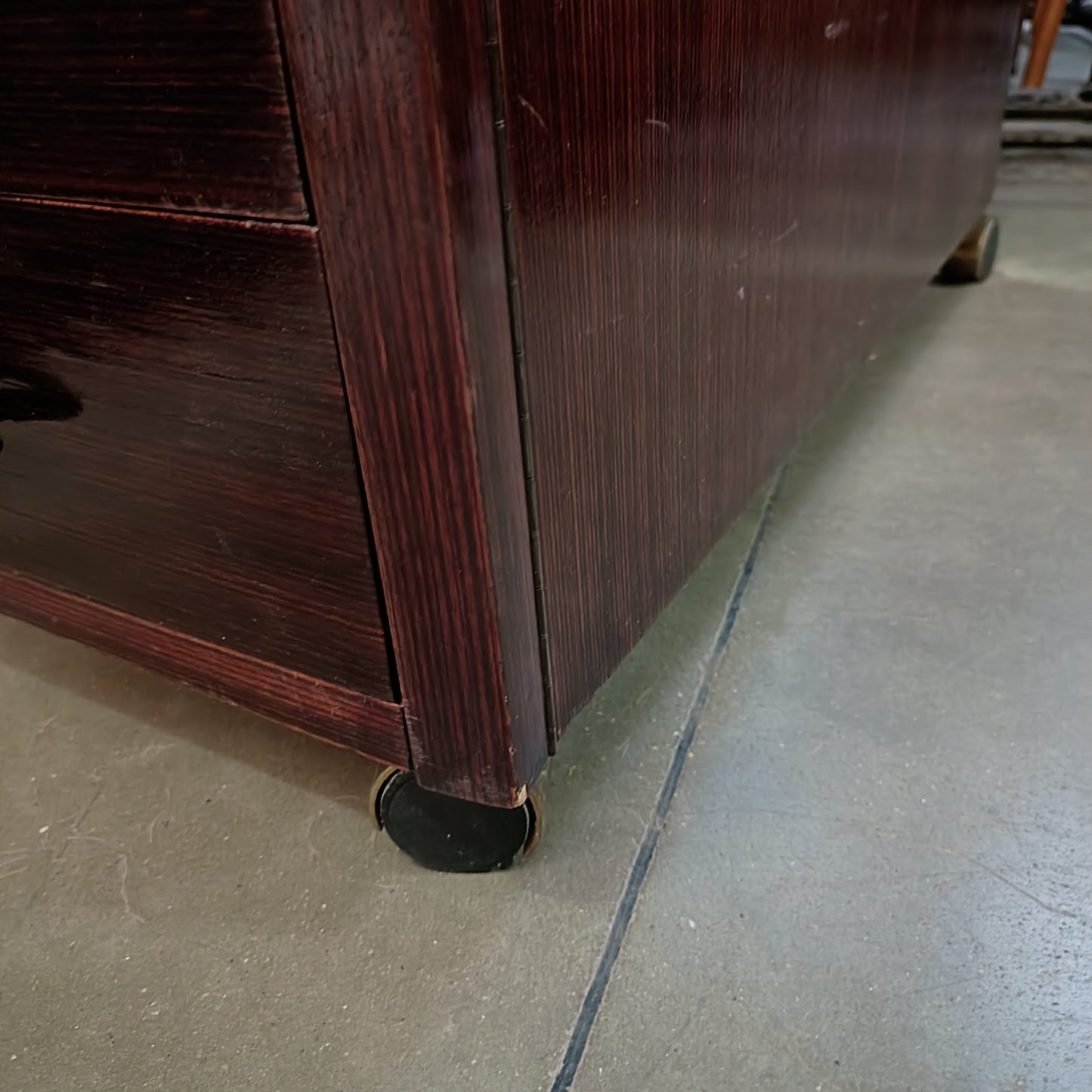 Cassettiera * Legno 5 Cassetti Anni 70 Cm40x69x59h