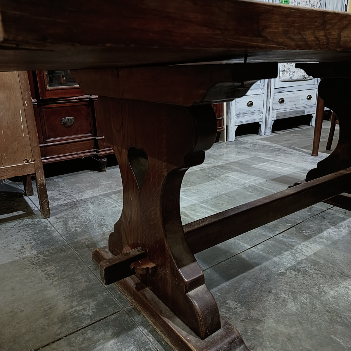 Tavolo Fratino In Castagno Cm180x82x75h