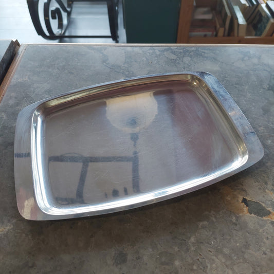 Vassoio Acciaio Rettangolare Cm30,5x21