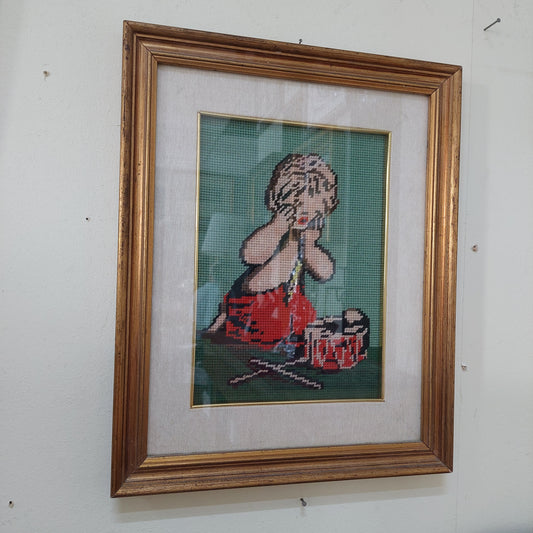 Quadro Bambino Mezzopunto