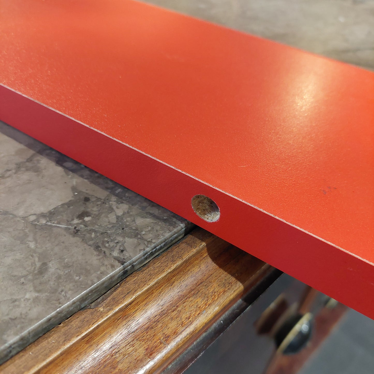 Mensola Rossa Cm 40x15.5
