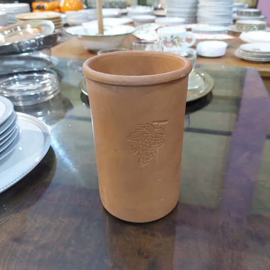 Portabottiglia Terracotta Decoro Uva