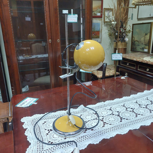 Lampada Gialla Space Age "eye Ball" St. Goffredo Reggiani
