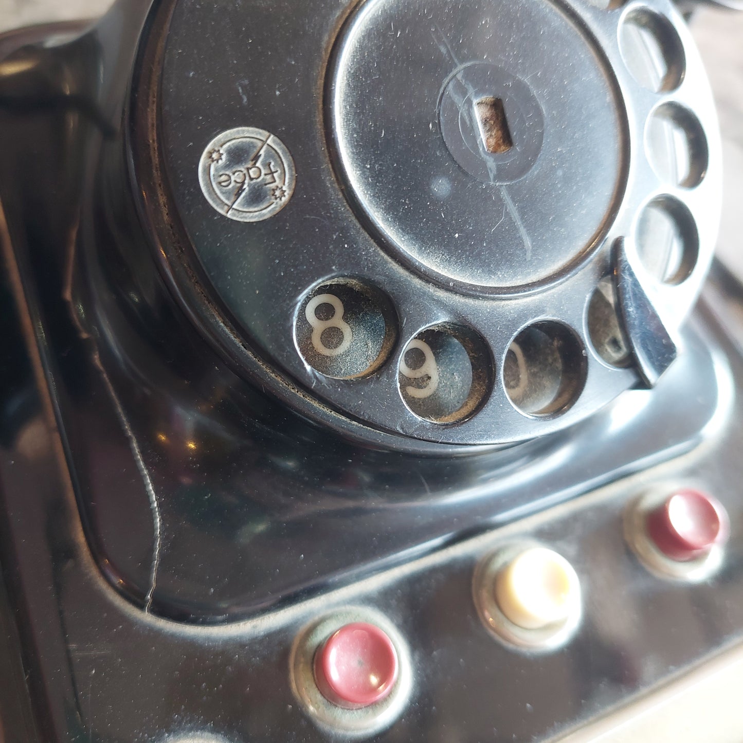 Telefono * Face Vintage A Disco Da Parete