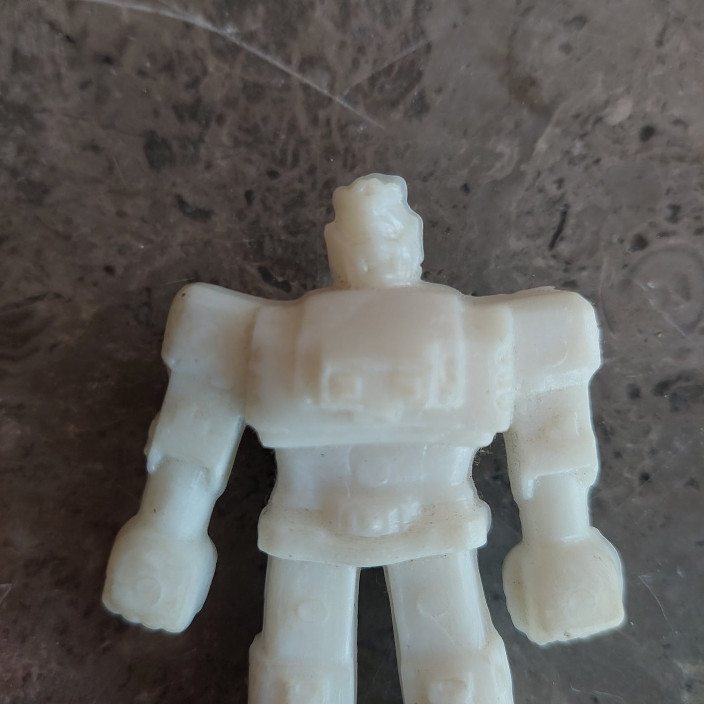 Robot In Gomma Bianca "leopaldon Spiderman"