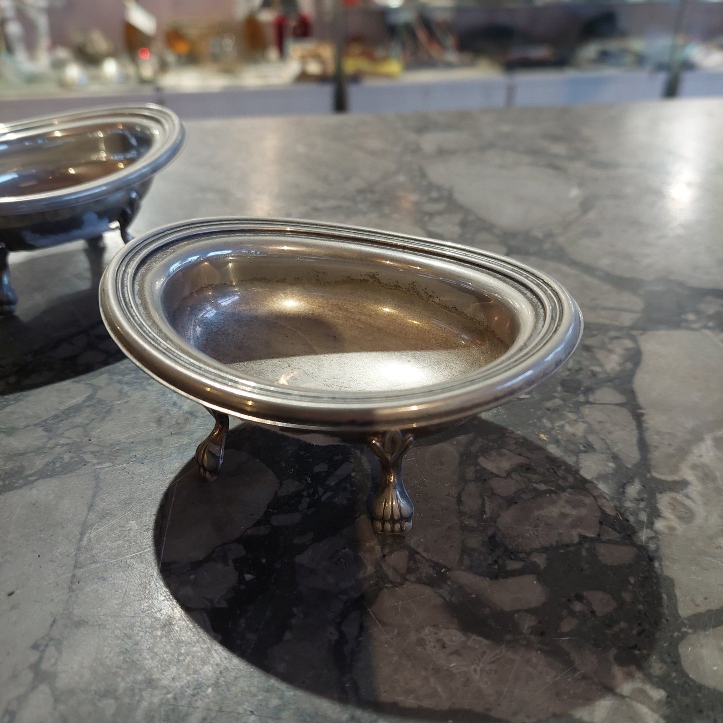 Ciotolina A Barchetta Silverplated St.inglese