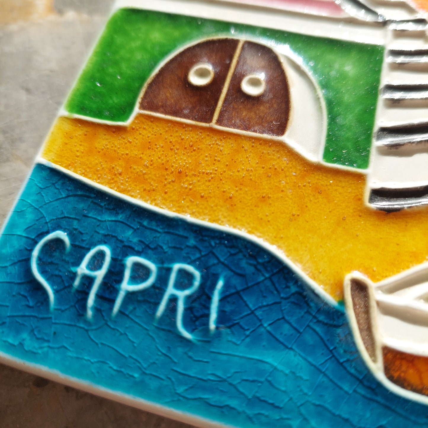 Quadretto Capri Mattonella Ceramica Cm11,5x23,5