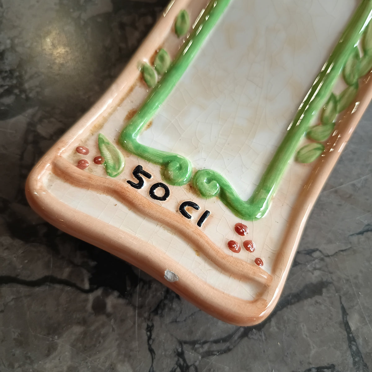 Poggiamestolo Ceramica Bottiglia
