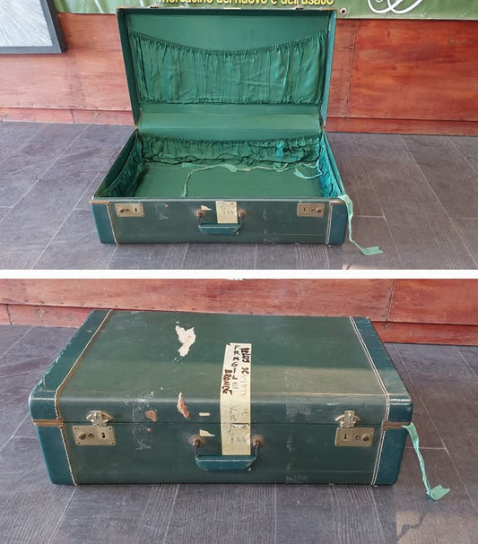 Valigia* Verde Vintage Cm66x40x21h