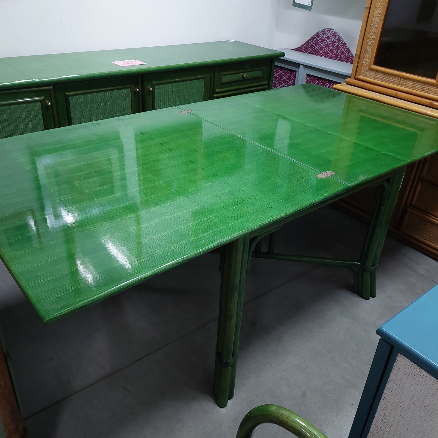 Set/ Tavolo * + 6 Poltroncine * Bambù Verde