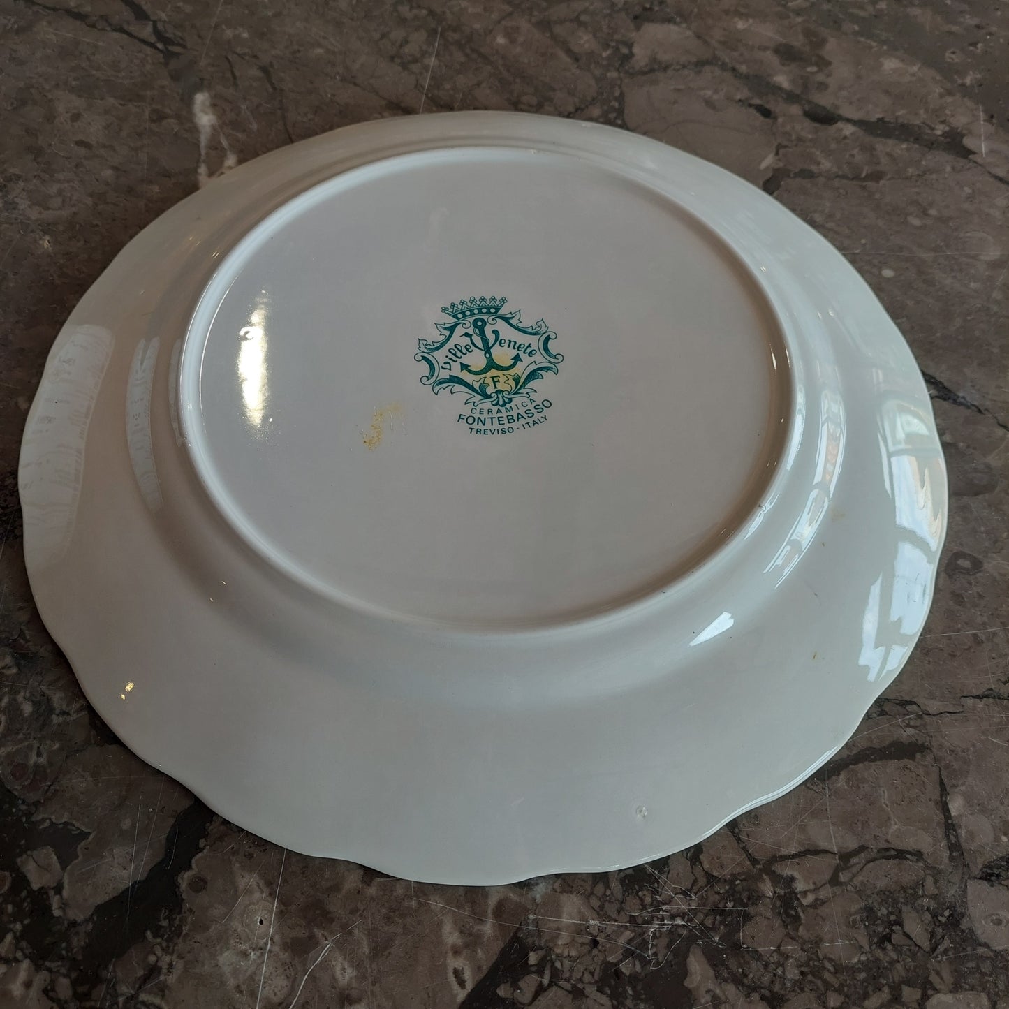 Piatto "la Rotonda" Ceramica Fontebasso D30