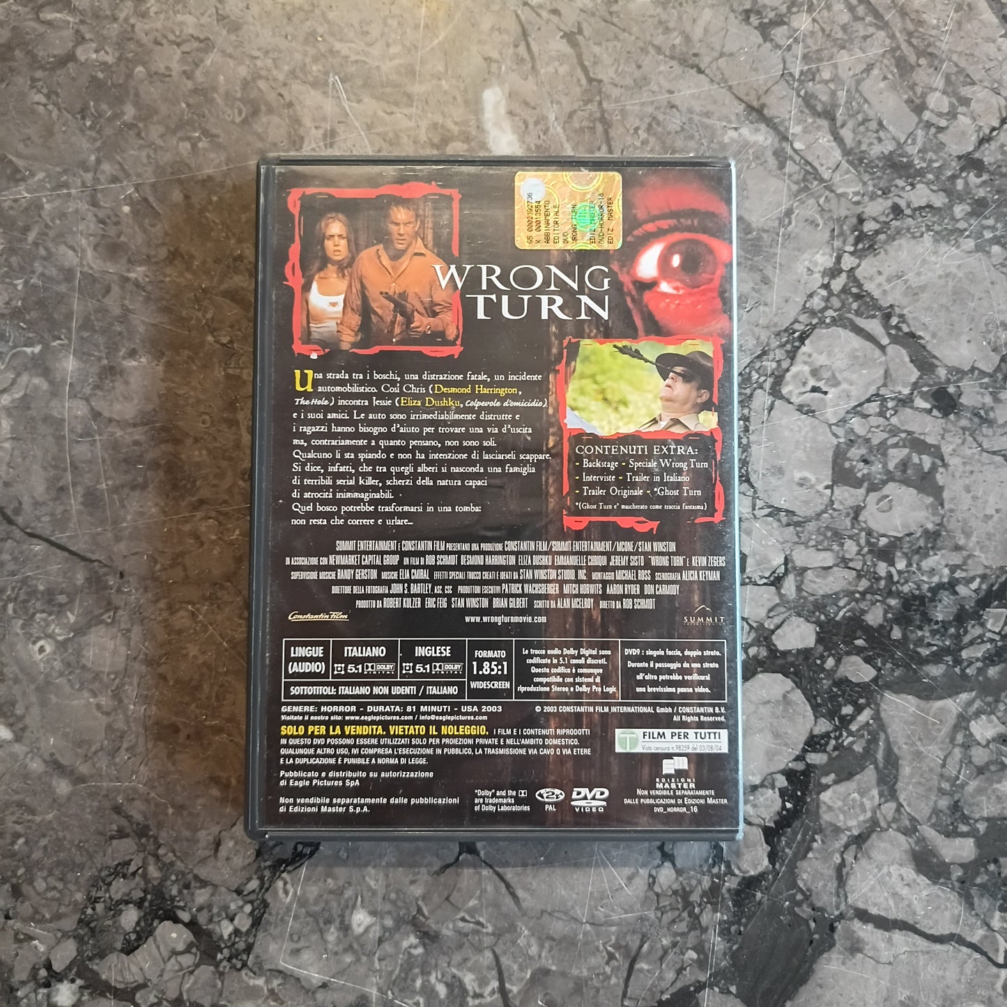 Dvd/wrong Turn