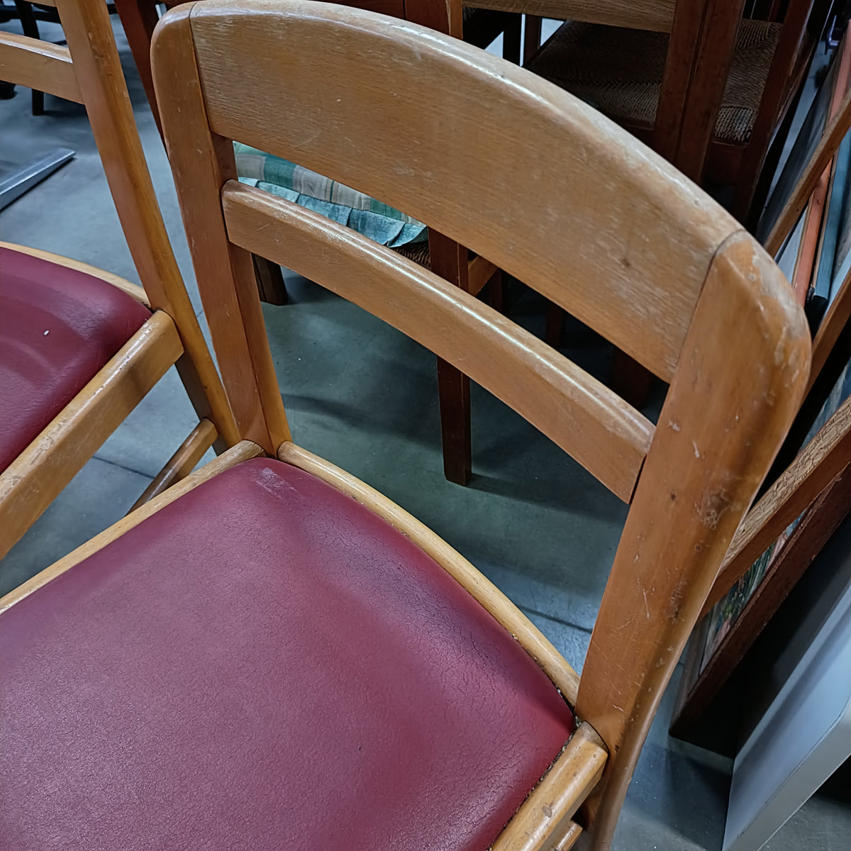 Sedia * Legno Imb. Sky Bourdeaux