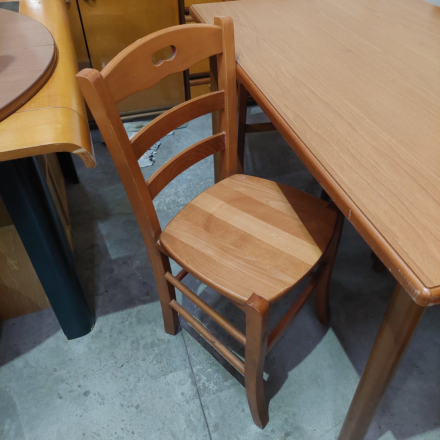 Set/tavolo Ciliegio All. + 4 Sedie Cm135x45x80h