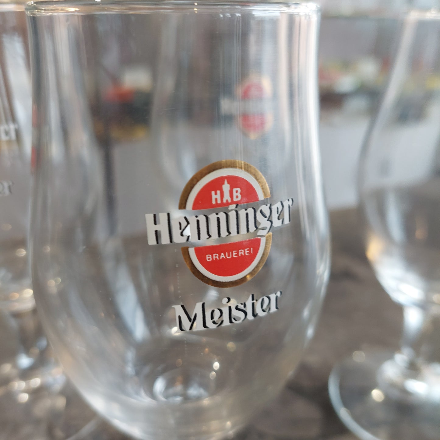 Set/4 Calici Birra Henninger Meister