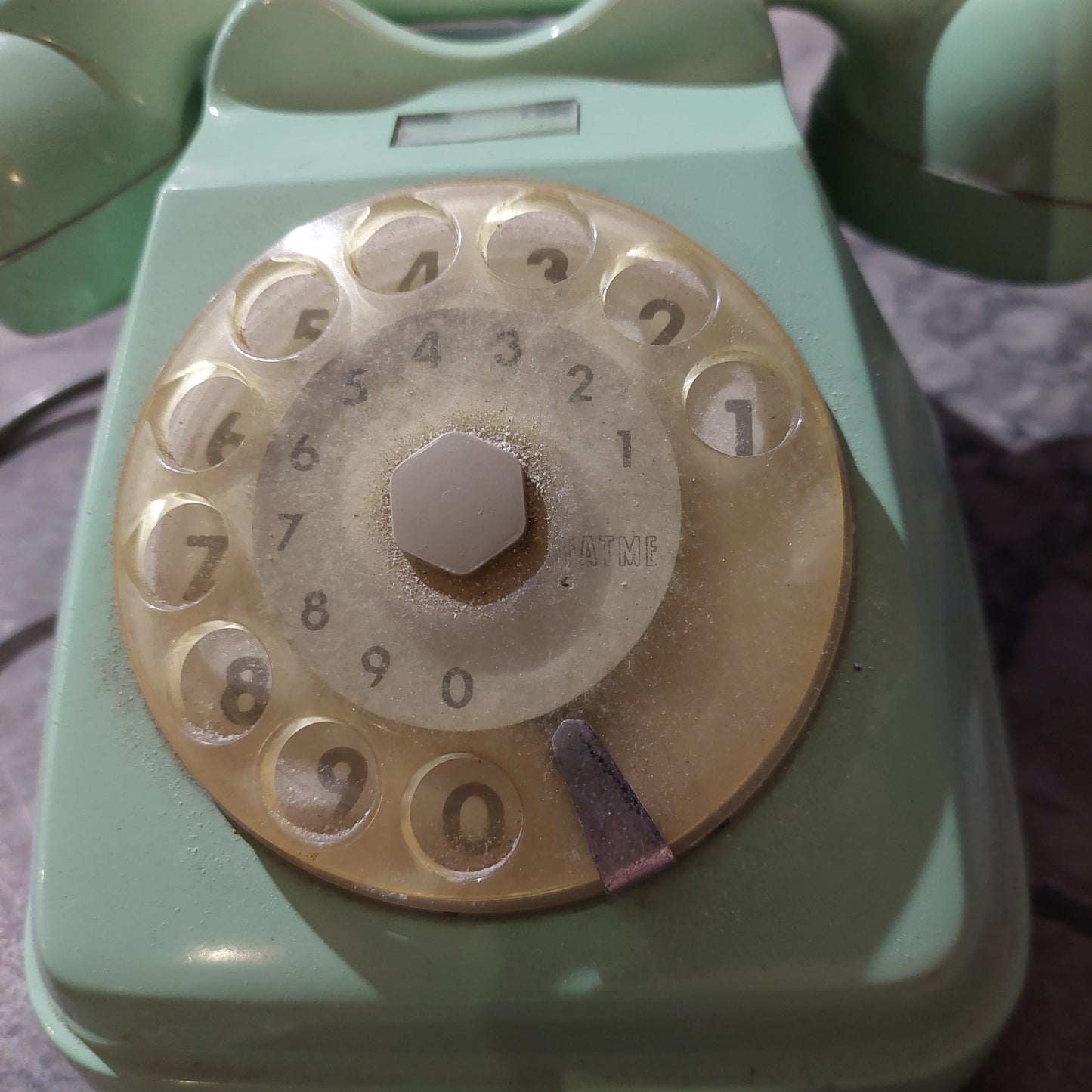 Telefono A Disco Sip Vintage Verde Acqua *