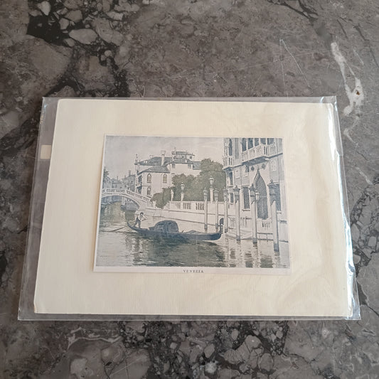 Stampa D'epoca Venezia