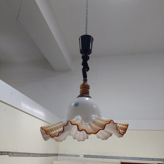 Lampadario Fazzoletto Vetro Di Murano De Maio D42 1/l
