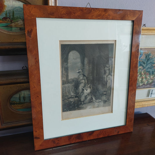 Quadro Stampa Antica "the Farewell"