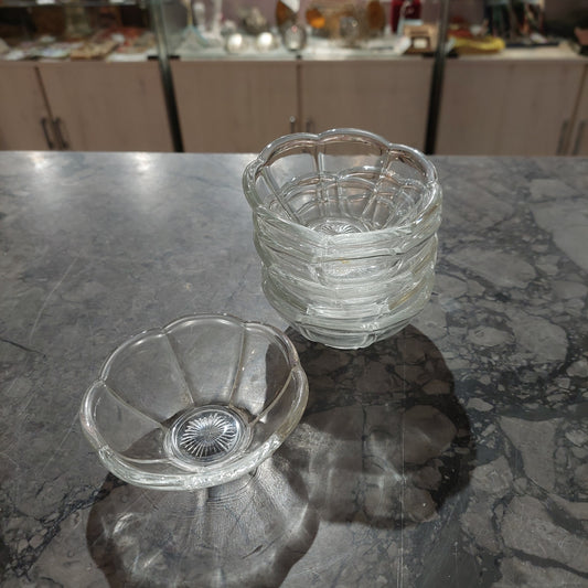 Set/6 Ciotoline Aperitivo Vetro Smerlato