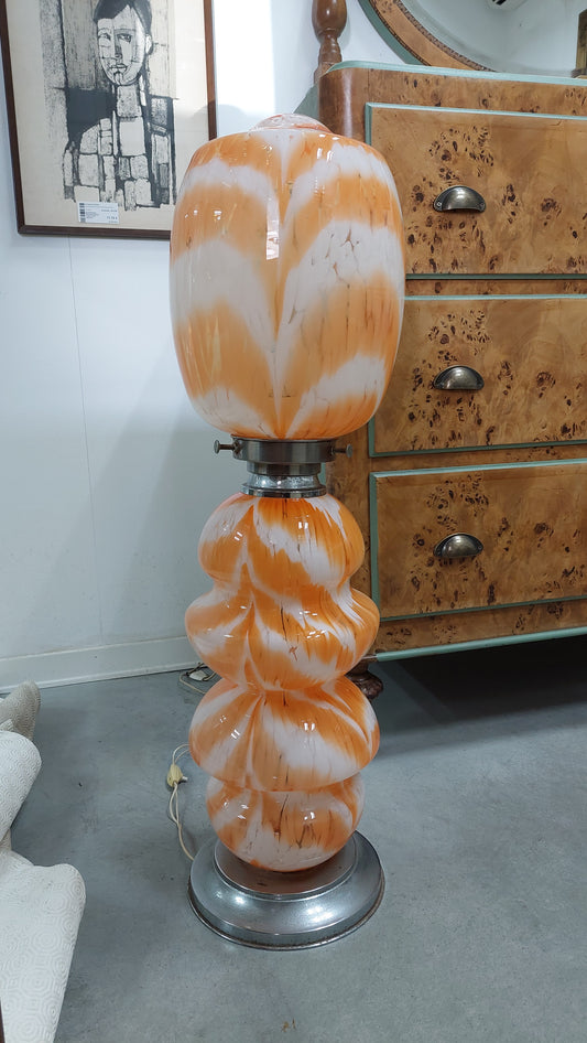 Lampada Vetro Di Murano Design Carlo Nason Per Mazzega Anni '60