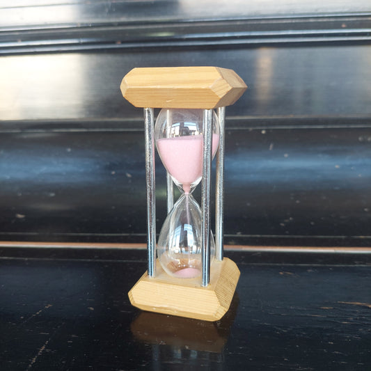 Clessidra Supporto In Legno