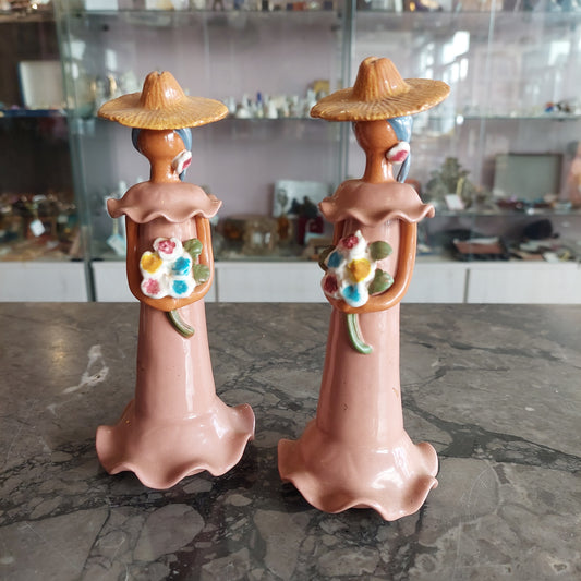 Statuina Donna Ceramica Repubblica Dominicana H16