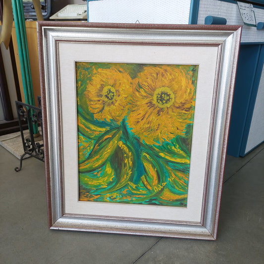 Q/girasole Cm60x70 Firmato Ada
