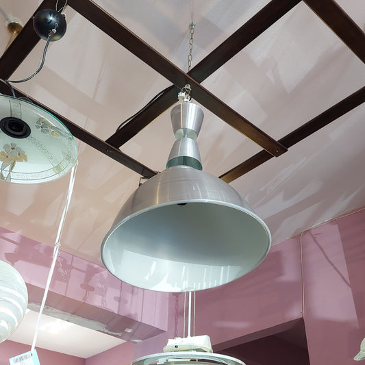 Lampadario Cupola Alluminio Stile Industrial 1 / Luce