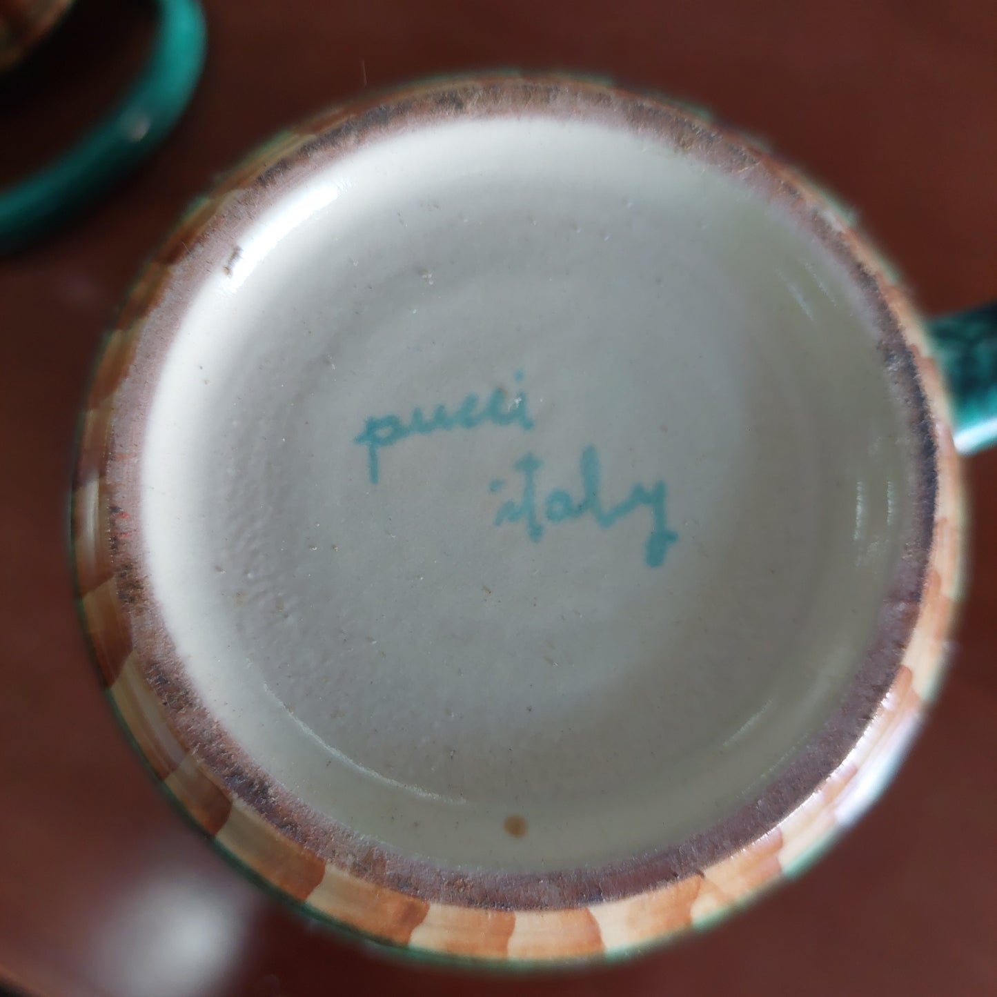 Set/6 Boccali * Ceramica Anni 50 Pucci Italy