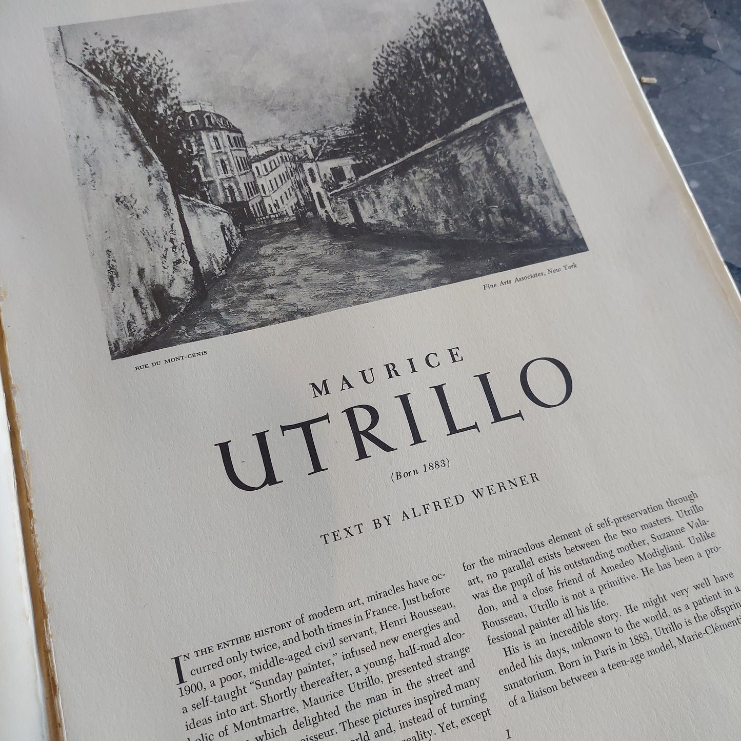 Maurice Utrillo Portfolio 16 Stampe A Colori 1954 (eng)