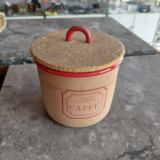 Barattolo Terracotta Tradizione Della Nonna Caffè