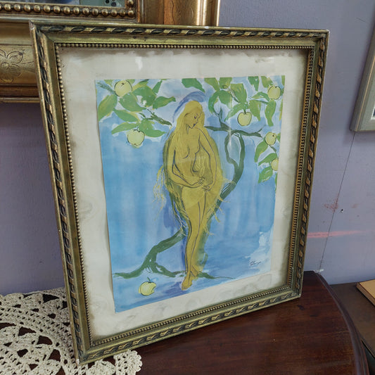 Quadro Stampa Acquarello Eva