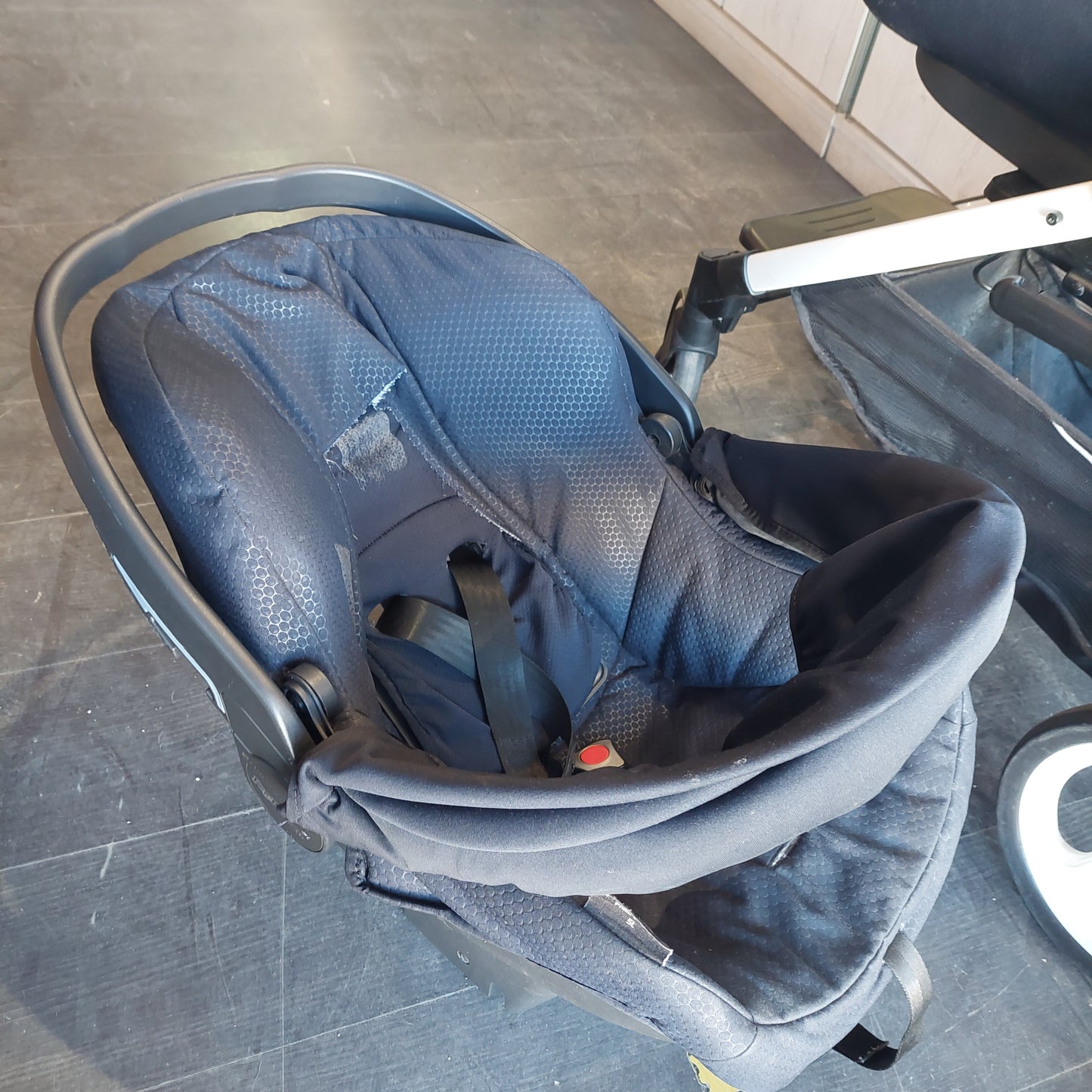 Set/ovetto E Navicetta +belted Base +ruote (chiusura A Libro) Peg Perego