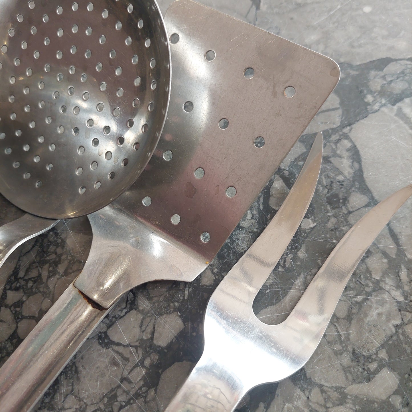 Set/4 Utensili Da Cucina Acciaio Inox