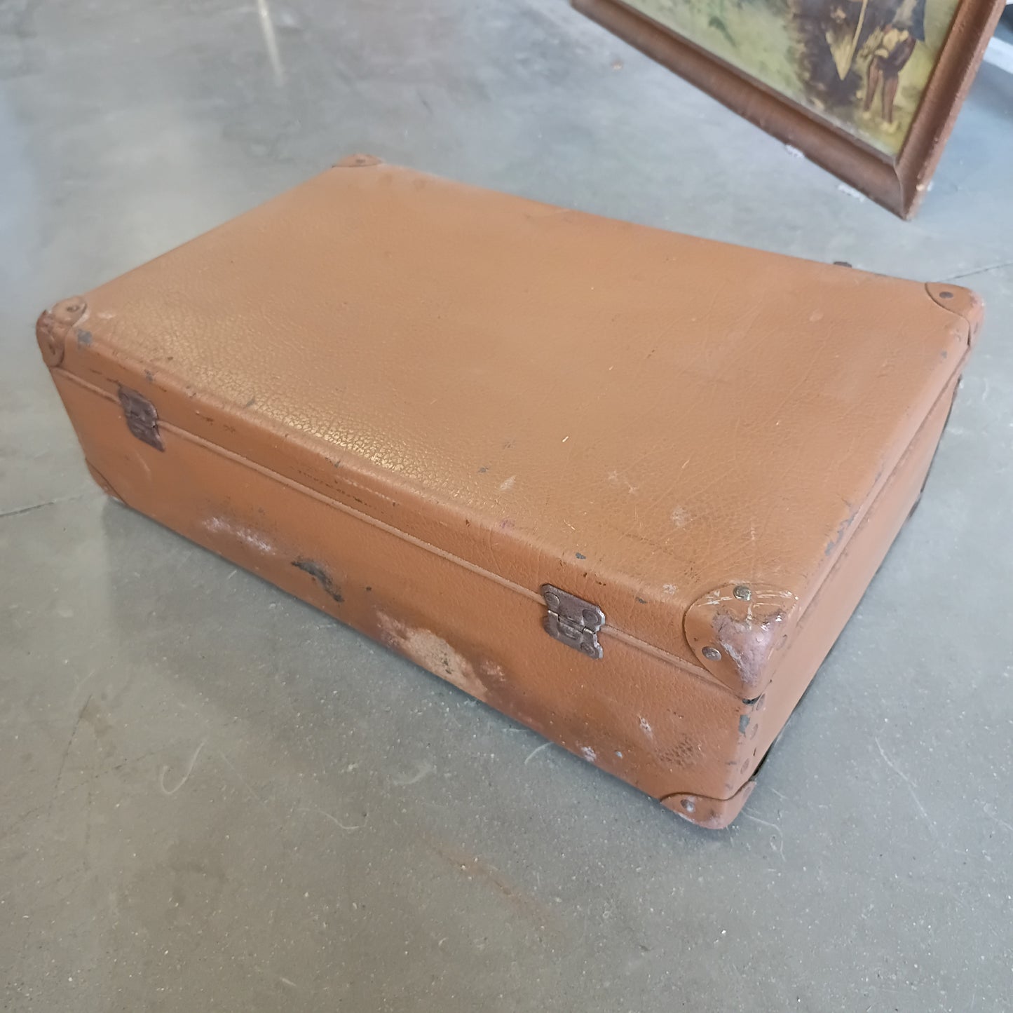 Valigia Di Cartone Vintage Cm50x32x15h