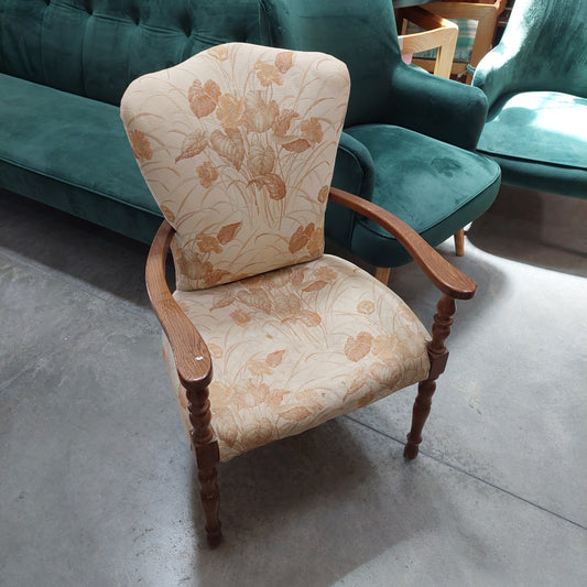 Poltroncina * Da Camera Con Braccioli Anni 50