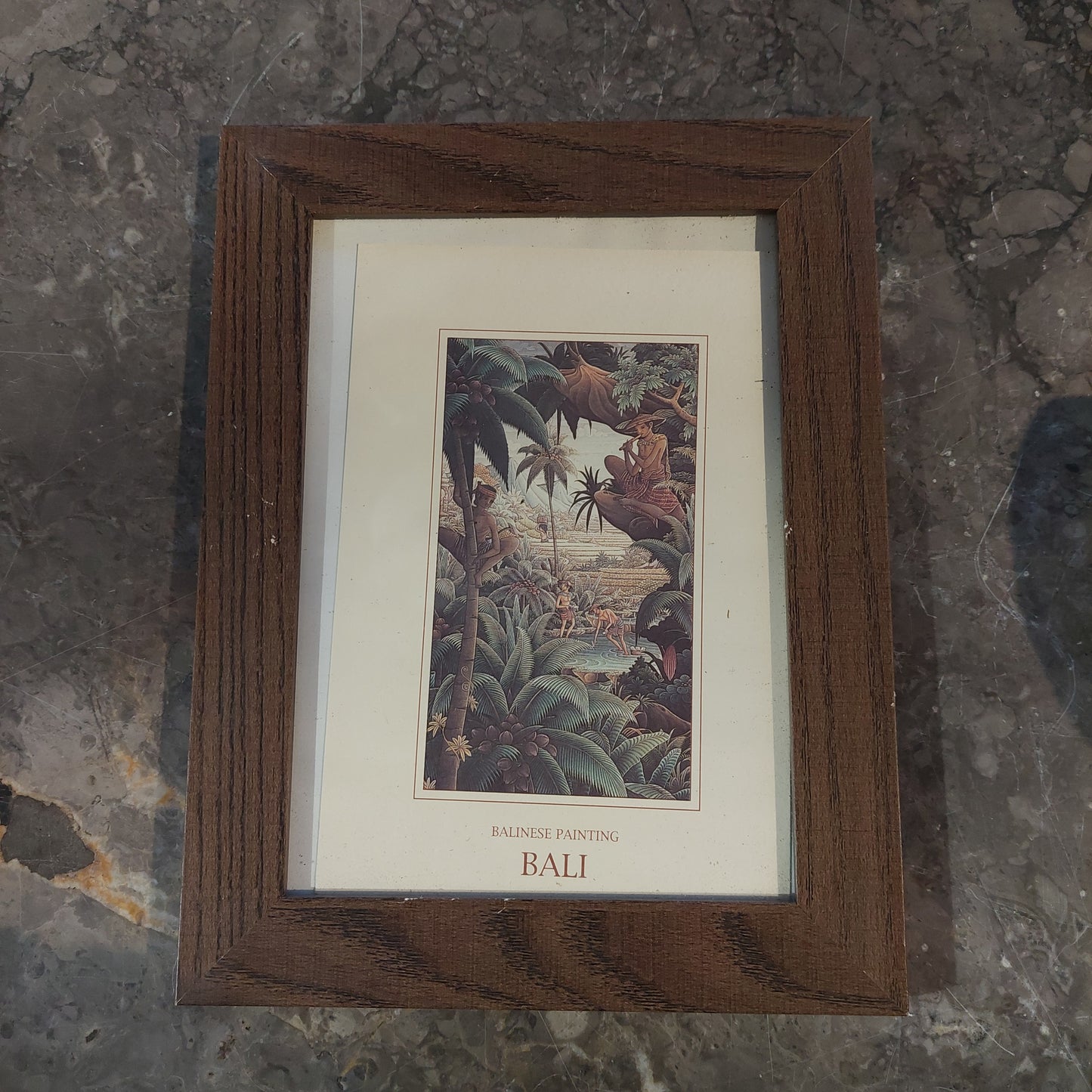 Portafoto Con Cartolina Balinese Cm17x22