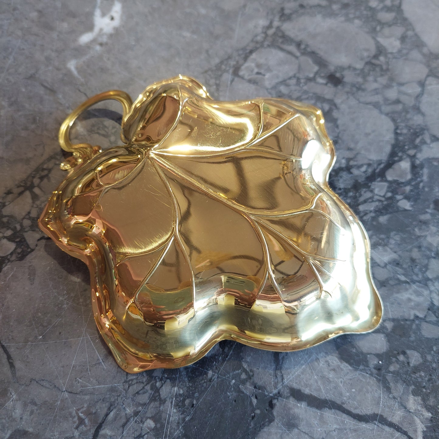 Foglia Silver Plated Dorato Vintage