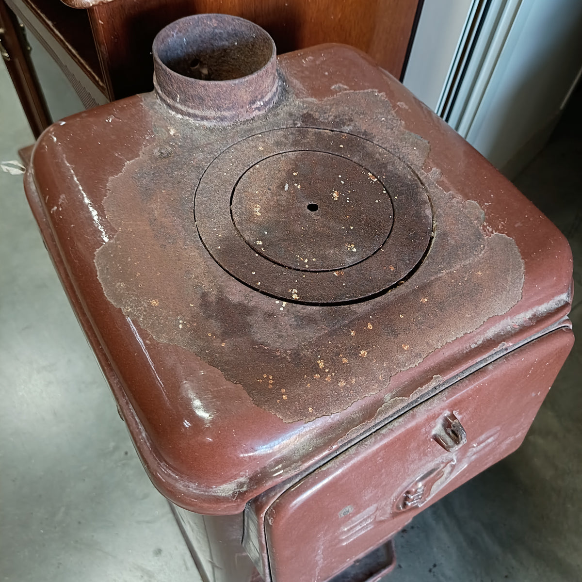Stufa A Legna Vintage Cm36x42x80