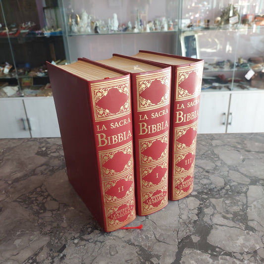 L/la Sacra Bibbia, Ed. Italiana Di Cultura, 1967 (3 Voll.)
