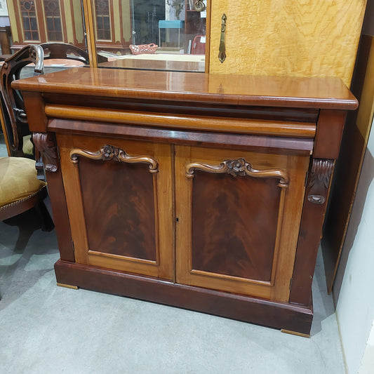 Credenza Legno St.inglese 1/c 2/a '800 M110x42x93h